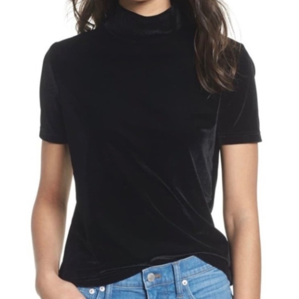 Super Cute Madewell Velvet Top